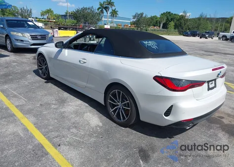 2025 BMW 4 Series 430I z USA, uszkodzony, nr VIN WBA33DB05SCU55191